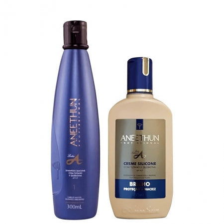 Aneethun Line A Trio: Shampoo + Mask + Silicone