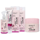 KNUT AMINO COLOR Kit: Shampoo 250ml + Conditioner 250ml + Mask 300g + Leave-in Spray 200 ml + Hair Remedy 130g