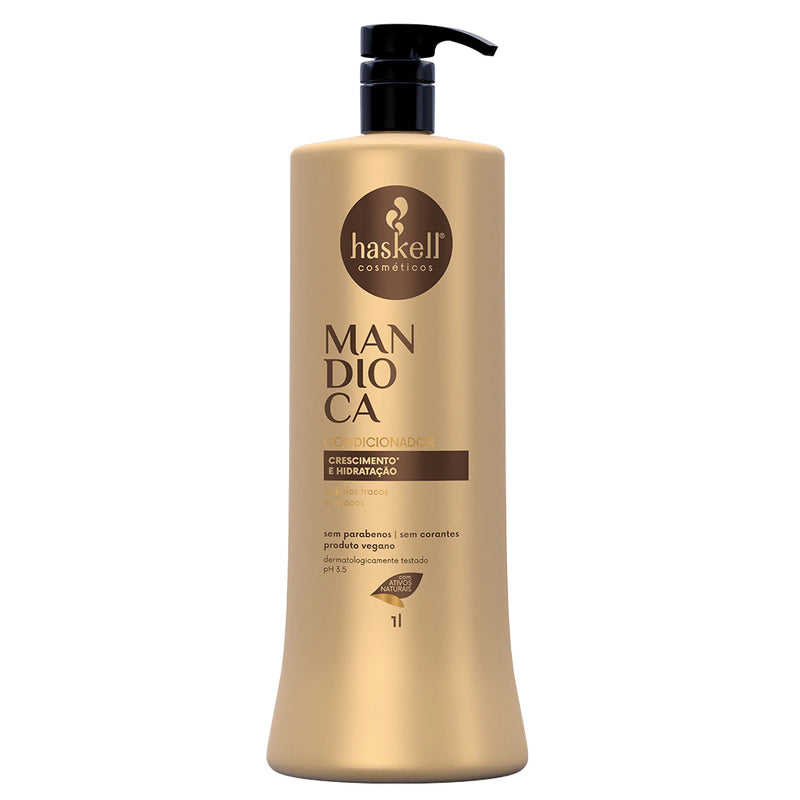 Haskell - Mandioca - Shampoo and Conditioner Kit (2 x 1 Ll) - (2 x 33.81FlOz)