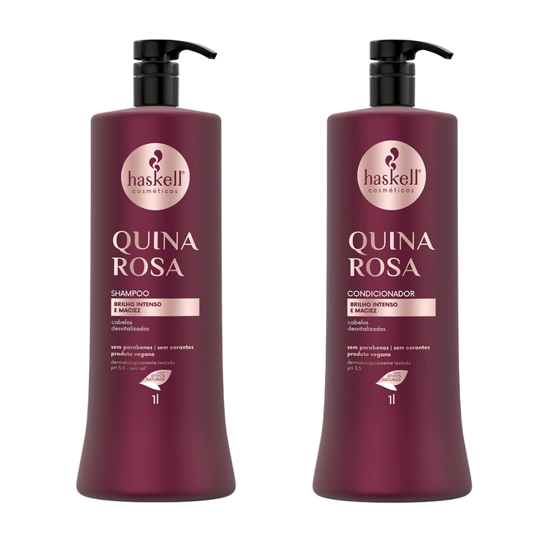 Haskell - Quina Rosa - Shampoo and Conditioner Kit (2 x 1L) - (2 x 33.81FlOz)