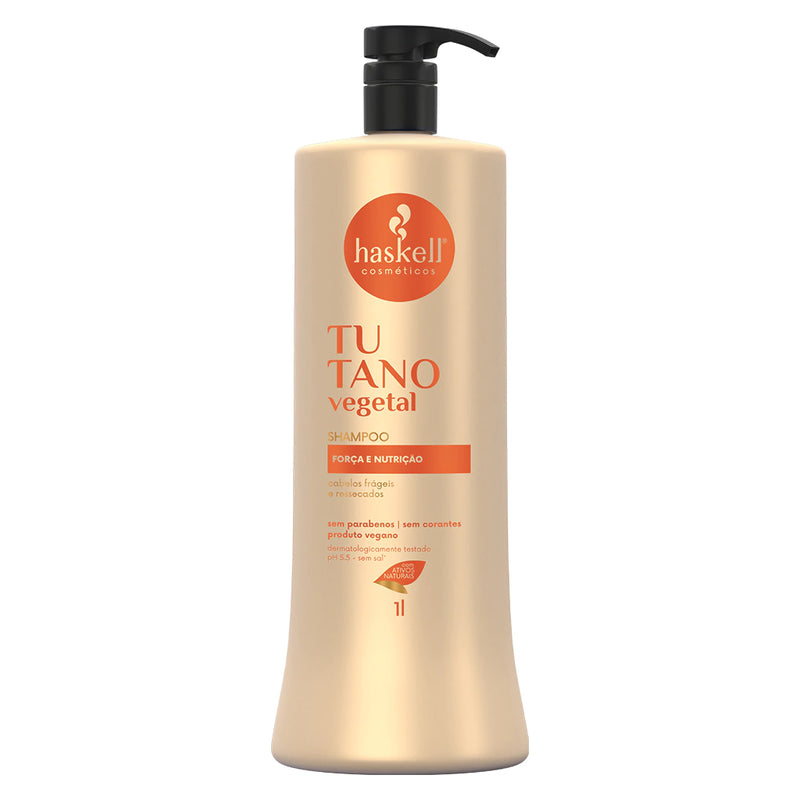 Haskell - Tutano Vegetal - Shampoo and Conditioner Kit (2 x 1L) - (2 x 33.8FlOz)