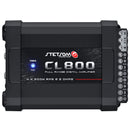 STETSOM CL 800.4 2 Ohm Car Audio Amplifier – 800 Watts RMS, 4 Channel Class D Full Range Amp, Compact Multichannel Stereo Amplifier with RCA & High Level Input, HPF/LPF Crossover, Brazilian Technology