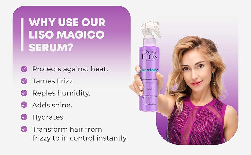Cadiveu Plastica dos Fios Liso Magico Gradual Smooth Serum 250ml/ 7.2 fl.oz.