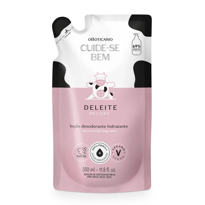 Brazilian Body Lotion Refill Cuide-se Bem 350ml – O Boticário Value Size