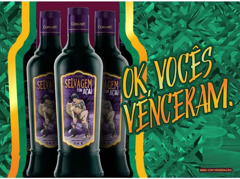 Selvagem Cocktail Composed of Açaí, Catuaba, Guaraná and Marapuama 900ml/30.42fl.oz.