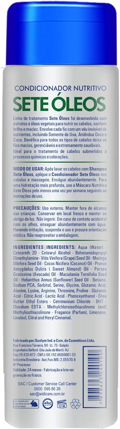 Widi Care Seven Oils Nourishing Conditioner 300 Ml Widi Care White Large Widi Care White G