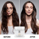 GK HAIR Global Keratin Deep Conditioner Masque 7.05 Fl Oz/200 g Máscara de tratamento de reparação intensa e hidratante para cabelos secos, danificados, coloridos e com frizz Fórmula de restauração com óleos de sementes de Jojoba