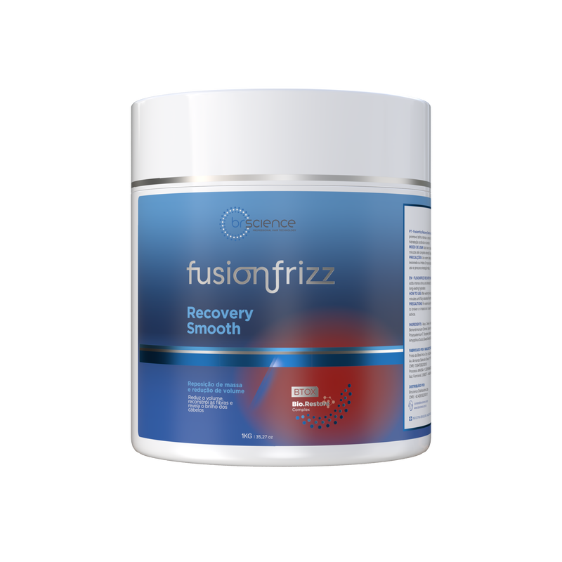 Brscience Fusionfrizz Recovery Smooth BTX Hair Mask – Volume Reduction & Repair – 1Kg