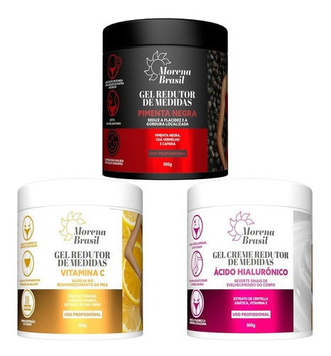 Kit 3x - Slimming Gel - Morena Brasil