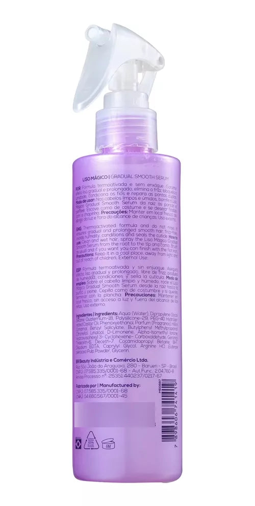 Cadiveu Plastica dos Fios Liso Magico Gradual Smooth Serum 250ml/ 7.2 fl.oz.
