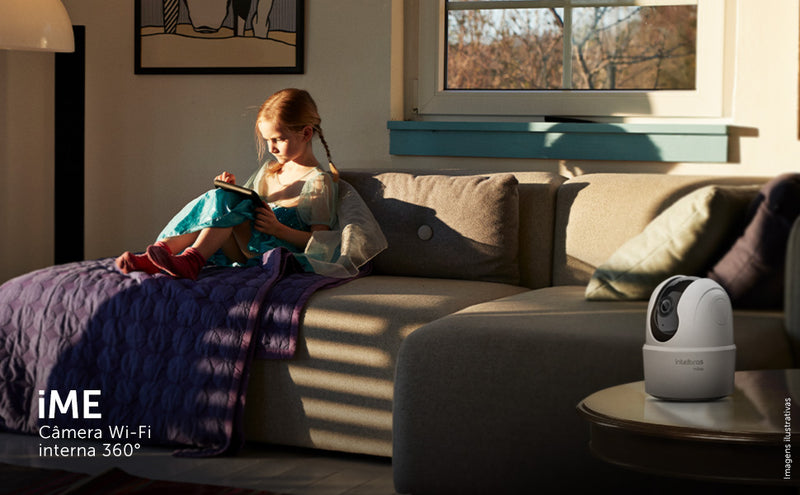 Intelbras Ime 360º C Wi-fi Full HD Security Video Camera White Color