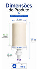 4x Stéfani São João Traditional Ceramic Candle for Clay Water Filters