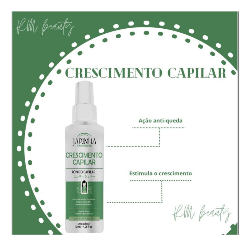 Japinha Shampoo and Conditioner Kit + Hair Growth Tonic