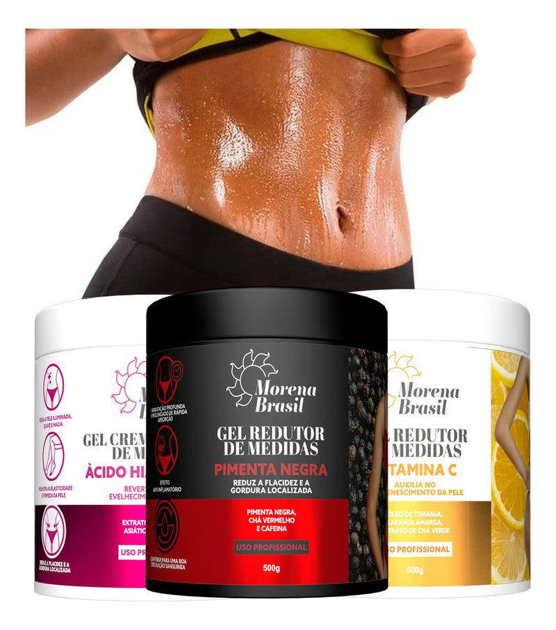 Kit 3x - Slimming Gel - Morena Brasil