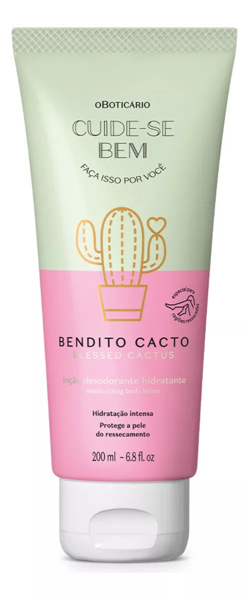 O Boticario Bendito Cacto Take Care of Yourself Blessed Cactus Moisturizing Deodorant Body Lotion 200ml