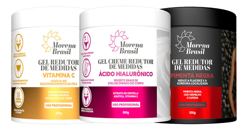 Kit 3x - Slimming Gel - Morena Brasil