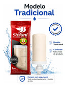 4x Stéfani São João Traditional Ceramic Candle for Clay Water Filters