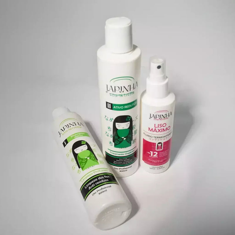 Organic Formaldehyde-Free Straightening Kit + Heat Protector