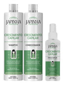 Japinha Shampoo and Conditioner Kit + Hair Growth Tonic