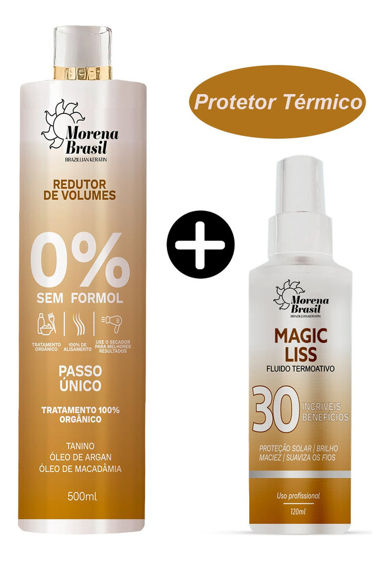 Organic Formaldehyde-Free Straightening Combo + Thermal Protector