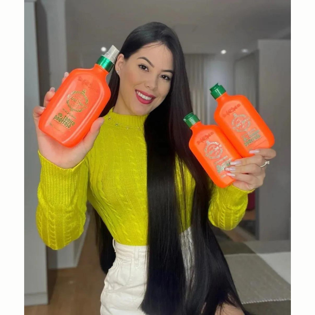 Gold Spell Tônico capilar poderoso 250ml e Fioterapia Progressive Hair Therapy 500ml