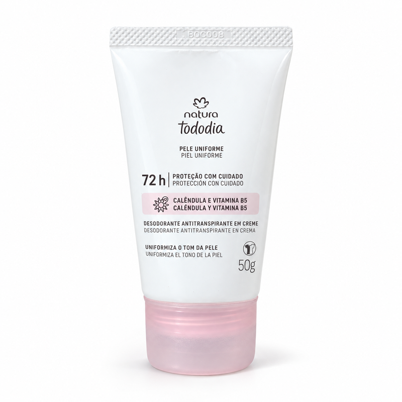 Natura Tododia Pele Uniforme Cream Antiperspirant Deodorant, 50 g