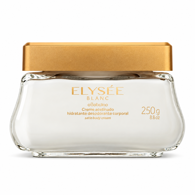 O Boticario Elysee Satin Body Cream 250g – Original & Blanc