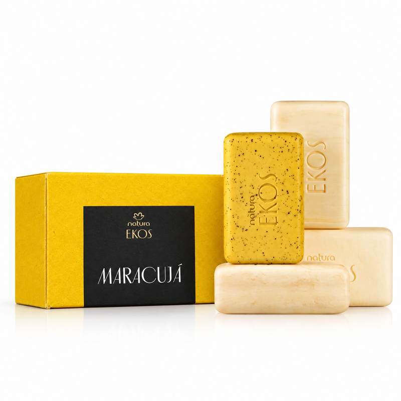 Brazilian Soap Bar Set Natura EKOS Passion Fruit 4-Pack – Amazonian Care