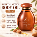Natura Seve Sweet Almond Body Oil 100ml Moisturizing Brazilian Skincare