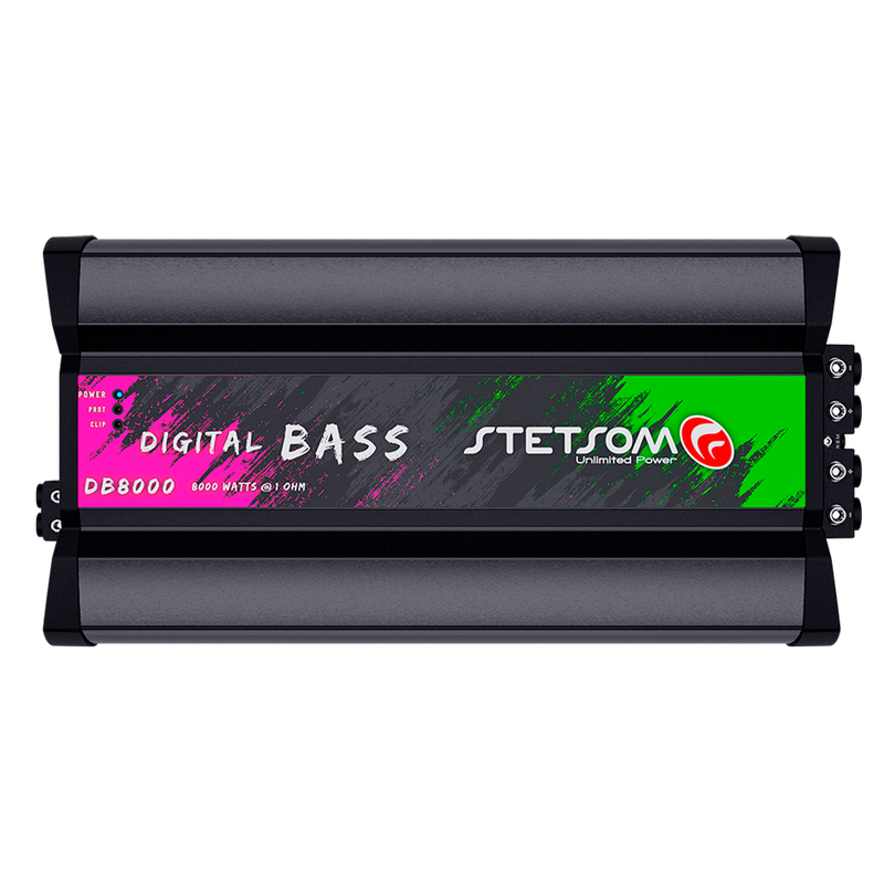 Stetsom DB 8000 DIGITAL BASS 8K Watts RMS Class D Mono Amplifier - 1 OHM