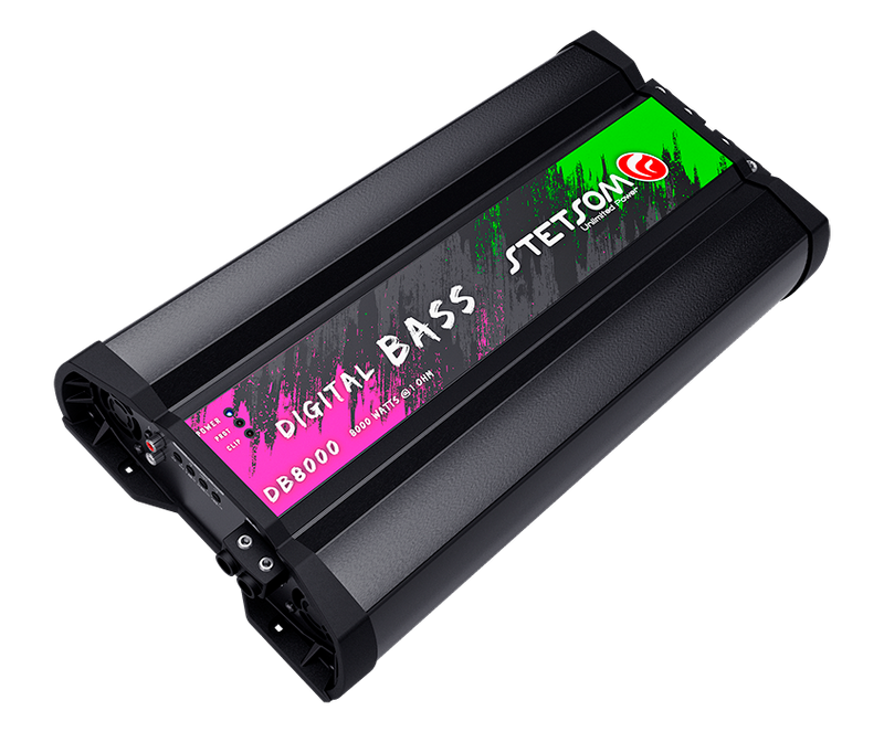 Stetsom DB 8000 DIGITAL BASS 8K Watts RMS Class D Mono Amplifier - 1 OHM
