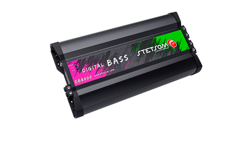 Stetsom DB 8000 DIGITAL BASS 8K Watts RMS Class D Mono Amplifier - 1 OHM