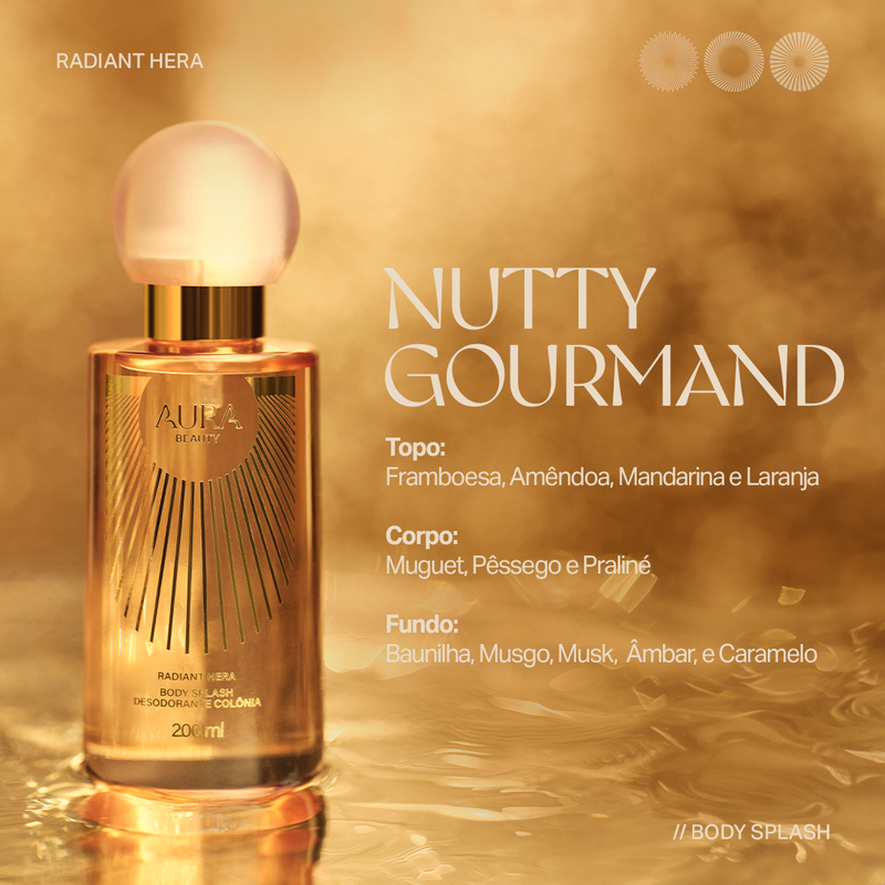 Kit Trio de Body Splashes AURA Beauty Club