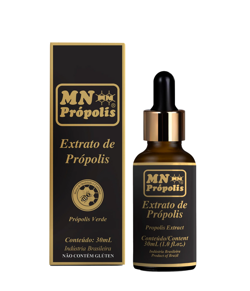 MN Propolis Brazilian Green Propolis Extract Gold 30ml/1.01 fl.oz.