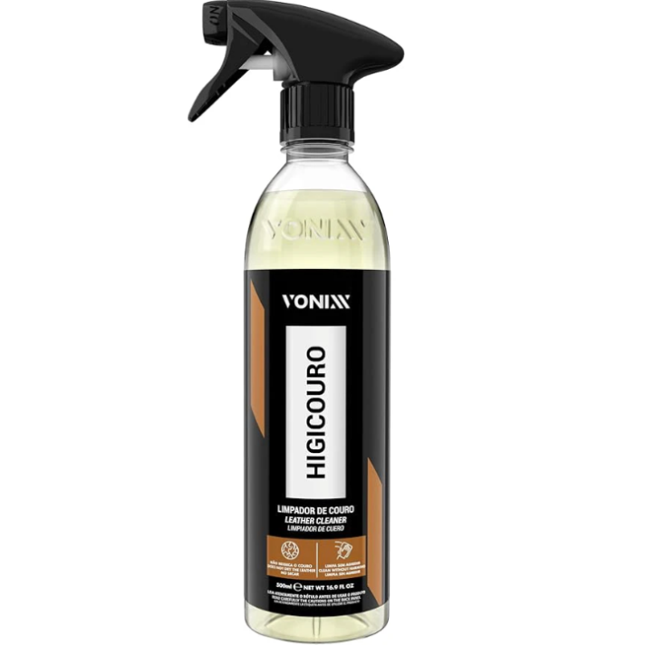 Vonixx Higicouro Leather Cleaner – Removes Dirt & Stains Interior Care 500 ml (16.9 fl oz)
