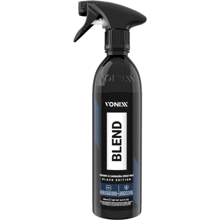 Vonixx Blend Ceramic & Carnauba Spray Wax Black Edition – Shine for Dark Paint 500 ml (16.9 fl oz)