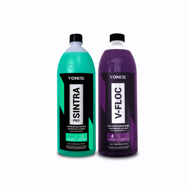 Kit Vonixx Shampoo V-Floc Sintra Pro Vehicle Interior Cleaning+Concentrated 2x1,5L