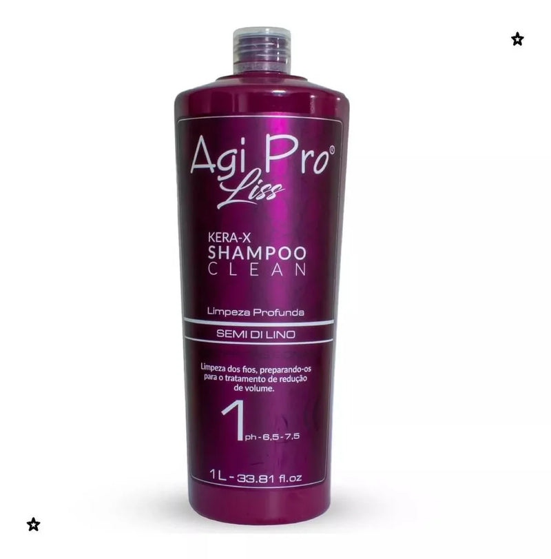 Agi Pro Liss Kera-X Semi Di Lino Prodew 500 3X1000ml/33.8 flo.oz. + Mask BTX Capilar 1Kg - BuyBrazil