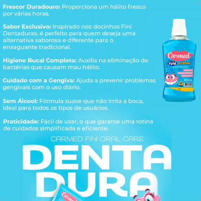 Carmed Denture Dental Gel Kit 70g and Mouthwash 250ml