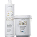 Brae Wanna Be Blond Bleach Powder 500g/17.6 oz and OX Vol 900ml/30.43 fl.oz.