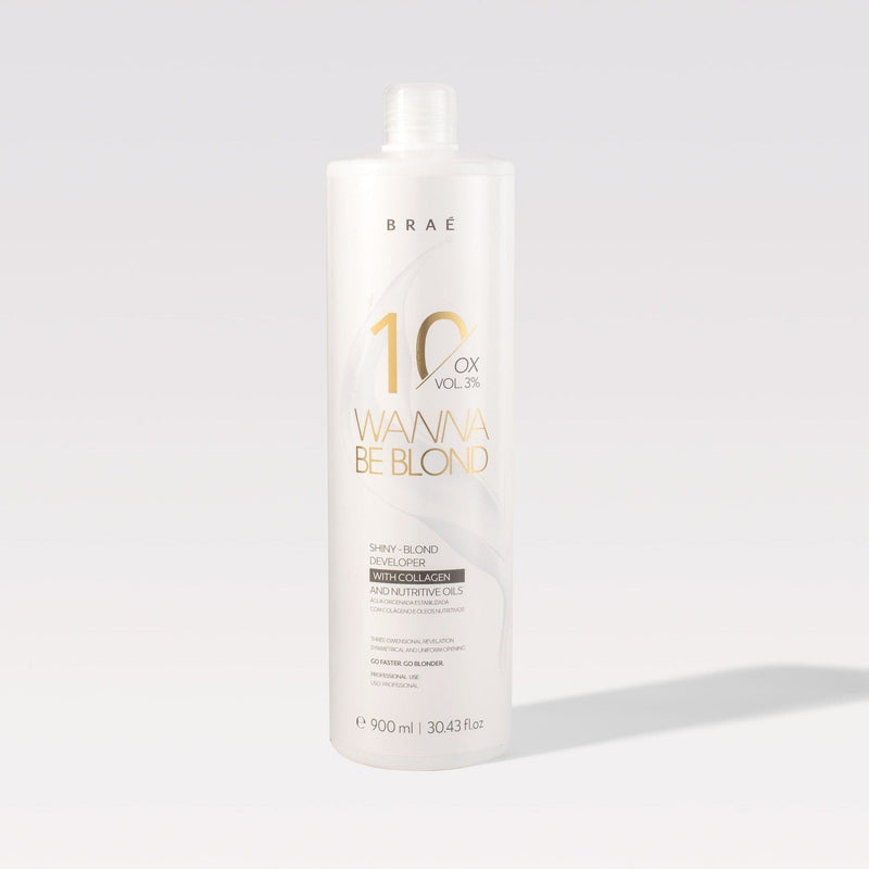 Brae Wanna Be Blond Bleach Powder 500g/17.6 oz and OX Vol 900ml/30.43 fl.oz.