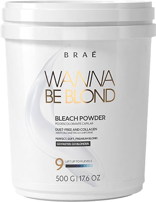 Brae Wanna Be Blond Bleach Powder 500g/17.6 oz and OX Vol 900ml/30.43 fl.oz.
