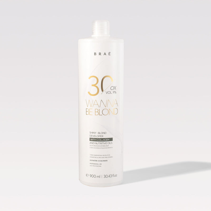 Brae Wanna Be Blond Bleach Powder 500g/17.6 oz and OX Vol 900ml/30.43 fl.oz.