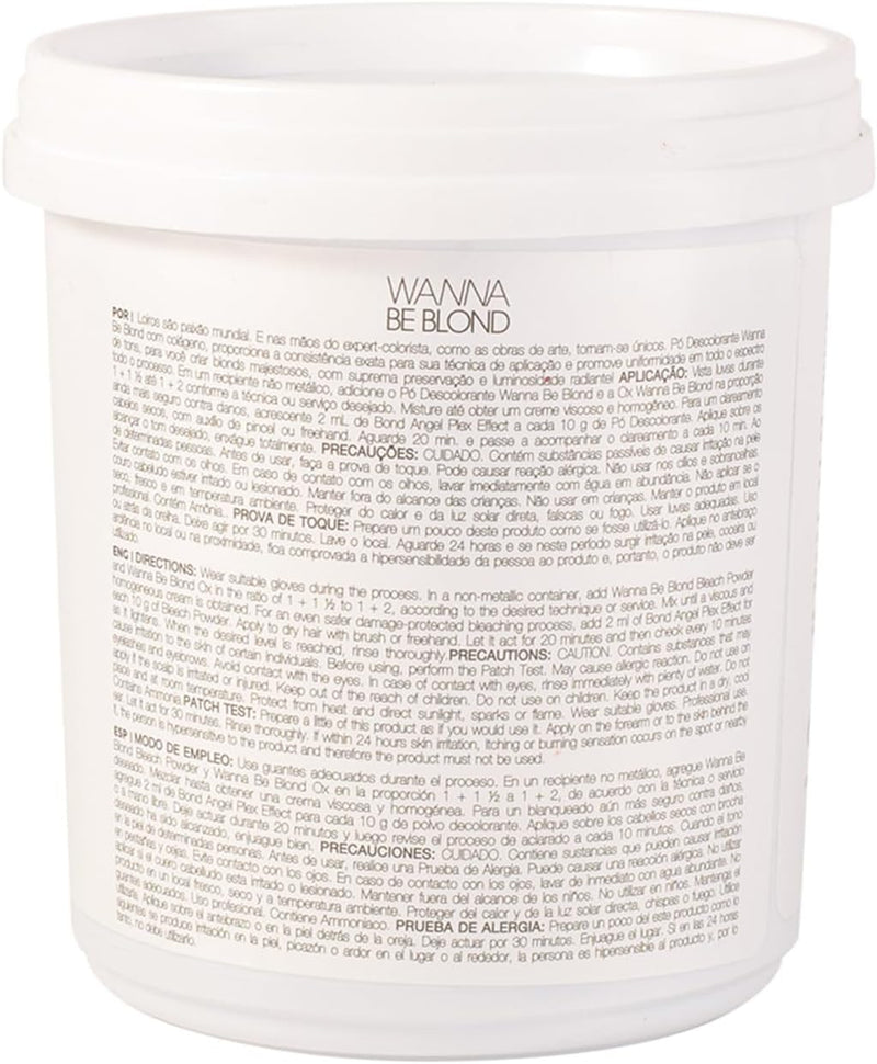 Brae Wanna Be Blond Bleach Powder 500g/17.6 oz and OX Vol 900ml/30.43 fl.oz.