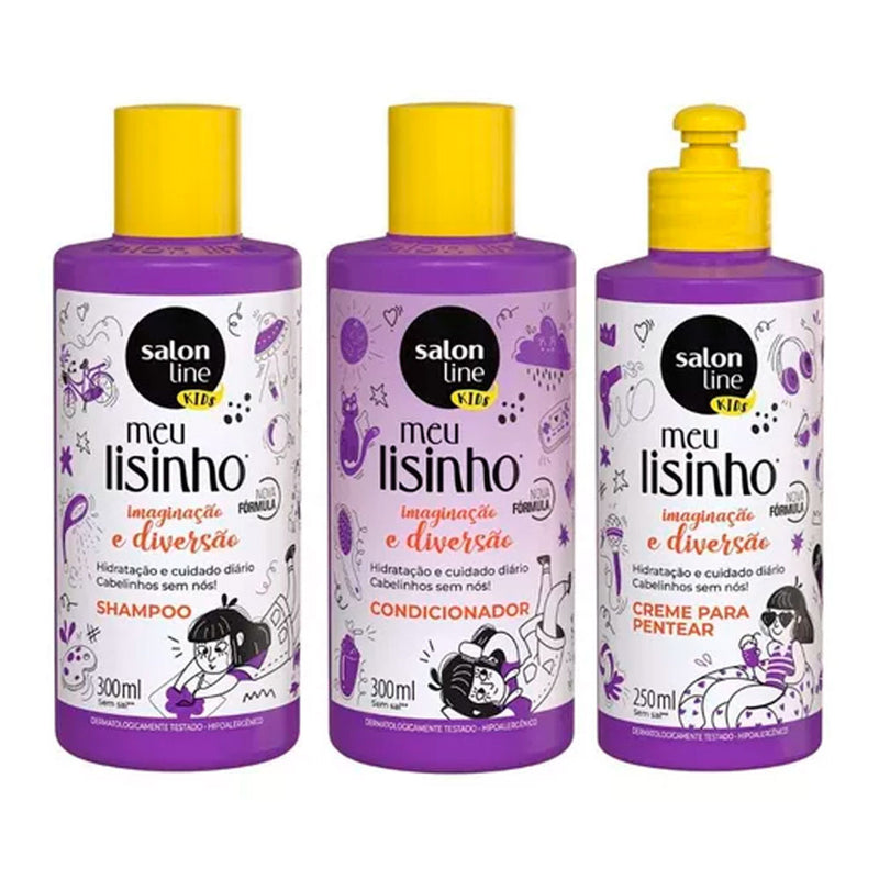 Salon Line Kids Set My Straight Hair Imagination and Fun - Products