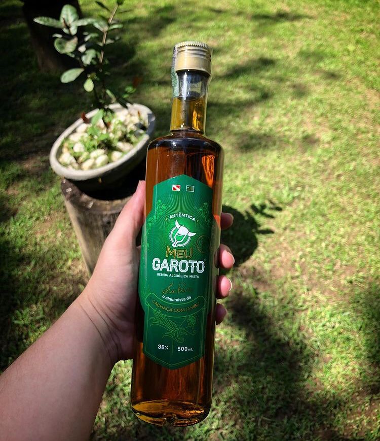 Cachaça With Jambu - Meu Garoto 700ml/ 20.71 fl.oz.