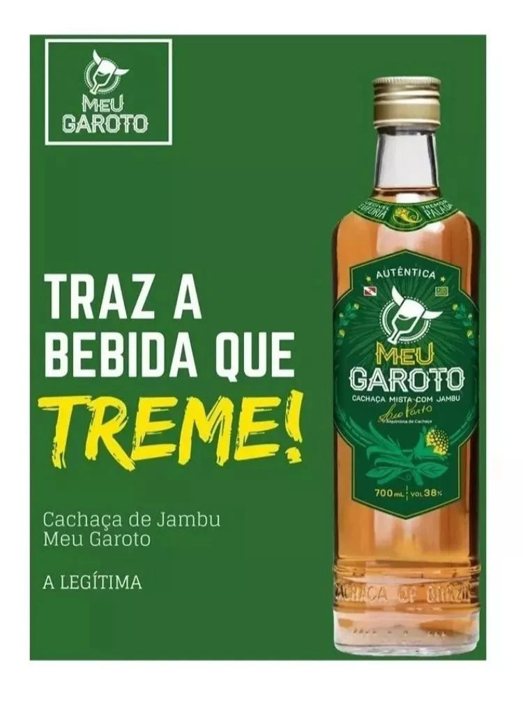 Cachaça With Jambu - Meu Garoto 700ml/ 20.71 fl.oz.