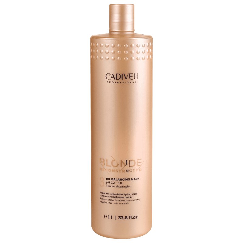 Cadiveu Blonde Reconstructor Salon Mask Duo Kit (2 Products) / 1000 ml / 33,8 fl.oz