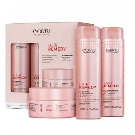 Cadiveu Professional Hair Remedy Repair Kit (3 Products)