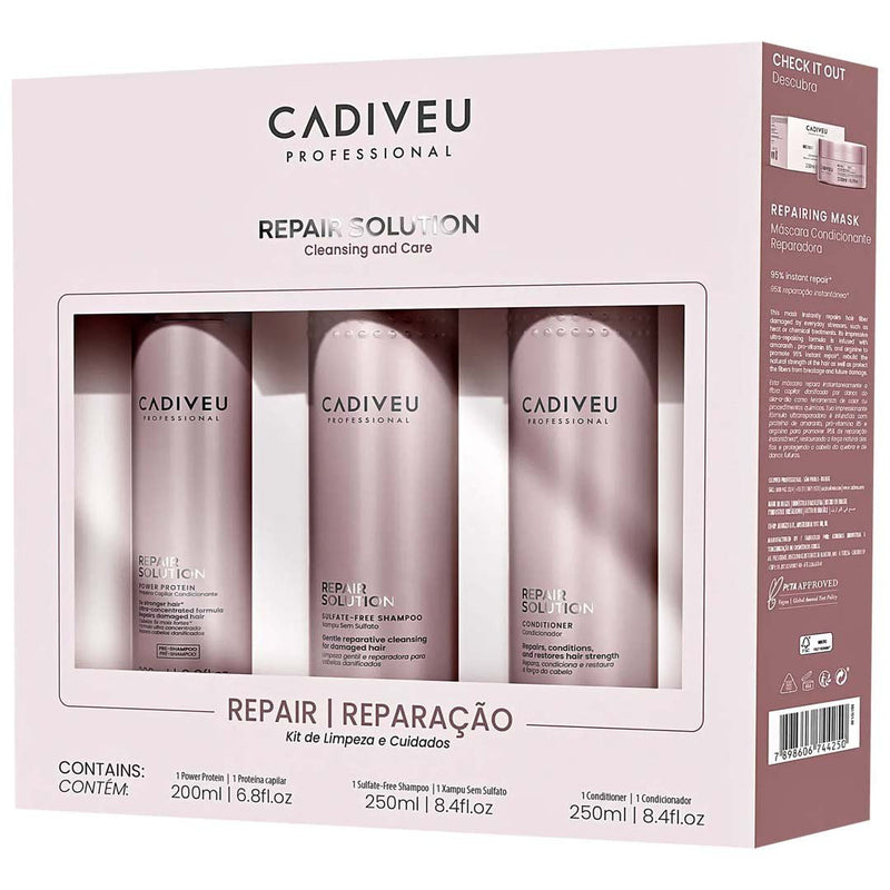 Cadiveu Professional Repair Solution Repair Kit (3 Products)